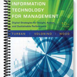 SolutionsManualforInformationTechnologyforManagementDigitalStrategiesforInsightActionandSustainablePerfor