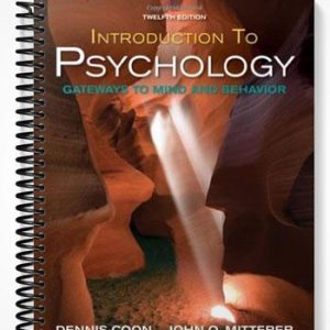 SolutionsManualforIntroductiontoPsychologyGatewaystoMindandBehaviorwithConceptMapsandReviews12thEditionbyCoon