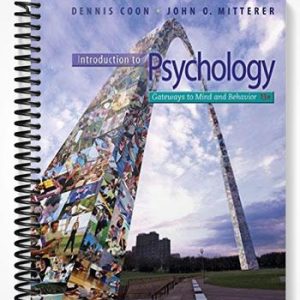 SolutionsManualforIntroductiontoPsychologyGatewaystoMindandBehaviorwithConceptMapsandReviews13thEditionbyCoon