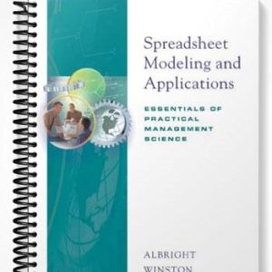 SolutionsManualforSpreadsheetModelingandApplicationsEssentialsofPracticalManagementScience1stEditionbyAlbright