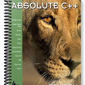 Solutions Manual for Absolute C++ 4th Edition by Savitch