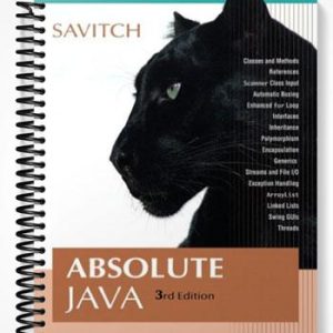 Solutions Manual for Absolute Java 3rd Edition by Walter Savitch