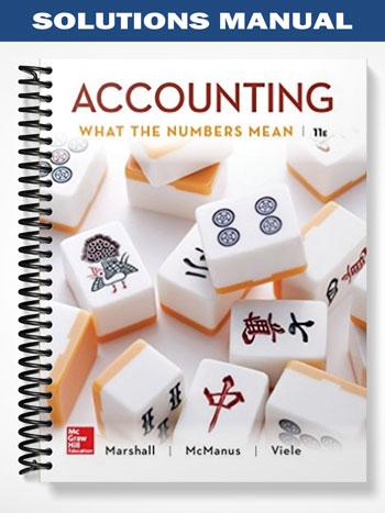 Solutions Manual for Accounting What the Numbers Mean 11th Edition by Marshall
