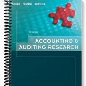 Solutions Manual for Accounting and Auditing Research Tools and Strategies 6th Edition by Weirich