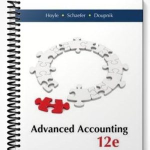 Solutions Manual for Advanced Accounting 12th Edition by Hoyle