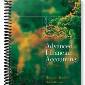 Solutions Manual for Advanced Financial Accounting 5th Edition by Beechy