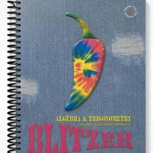 Solutions Manual for Algebra and Trigonometry An Early Functions Approach 1st Edition by Blitzer