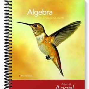 Solutions Manual for Algebra for College Students 3rd Edition by Angel