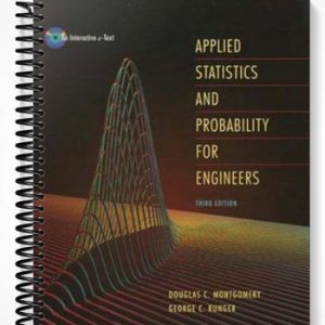 Solutions Manual for Applied Statistics and Probability for Engineers 3rd Edition by Montgomery
