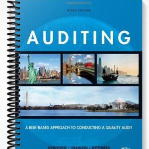 Solutions Manual for Auditing A Risk-Based Approach to Conducting a Quality Audit 9th Edition by Johnstone