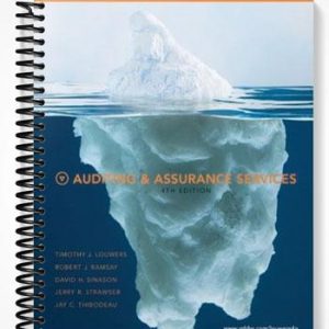 Solutions Manual for Auditing and Assurance Services 4th Edition by Louwers