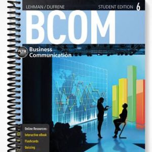 Solutions Manual for BCOM 6 6th Edition by Lehman