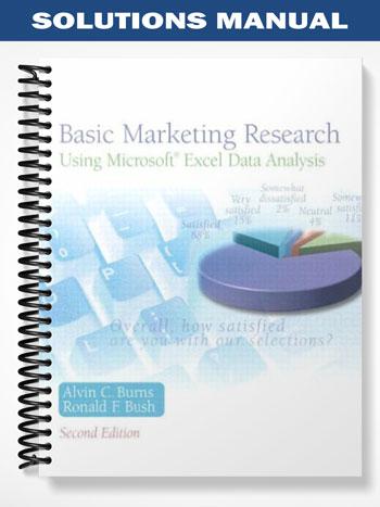 Solutions Manual for Basic Marketing Research Using Microsoft Excel Data Analysis 2nd Edition by Burns