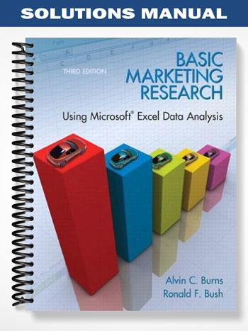 Solutions Manual for Basic Marketing Research with Excel 3rd Edition by Burns