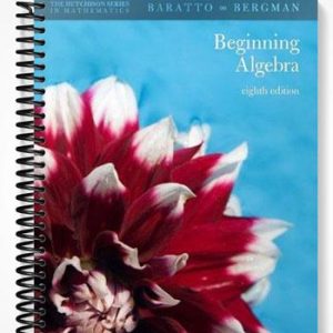 Solutions Manual for Beginning Algebra 8th Edition by Baratto