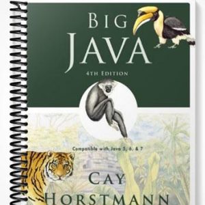 Solutions Manual for Big Java Compatible with Java 5 6 and 7 4th Edition by Horstmann