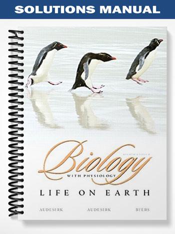 Solutions Manual for Biology Life on Earth with Physiology 8th Edition by Audesirk