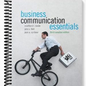 Solutions Manual for Business Communication Essentials Third Canadian Edition 3rd Edition by Bovee