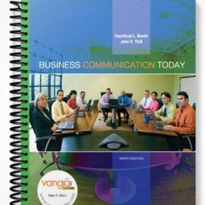 Solutions Manual for Business Communication Today 9th Edition by Courtland Bovee