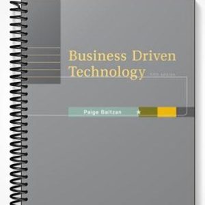 Solutions Manual for Business Driven Technology 5th Edition by Baltzan