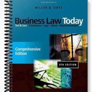 Solutions Manual for Business Law Today Comprehensive 9th Edition by Miller