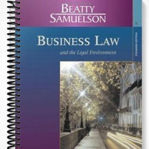 Solutions Manual for Business Law and the Legal Environment Standard Edition 4th Edition by Beatty