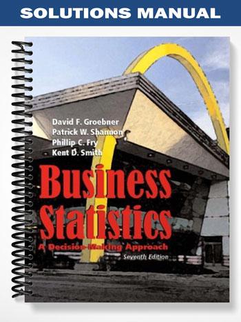 Solutions Manual for Business Statistics A Decision Making Approach 7th Edition by Groebner