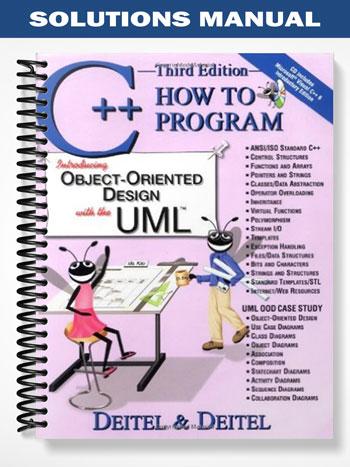 Solutions Manual for C++ How to Program 3rd Edition by Deitel