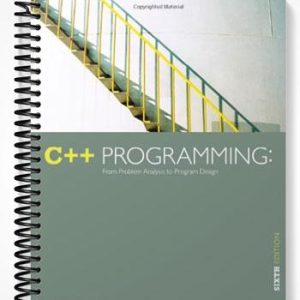 Solutions Manual for C++ Programming From Problem Analysis to Program Design 6th Edition by Malik