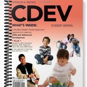 Solutions Manual for CDEV 1st Edition by Rathus