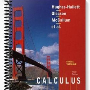Solutions Manual for Calculus 3rd Edition by Hallett