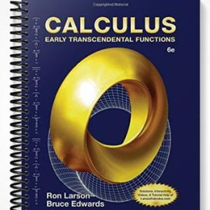 Solutions Manual for Calculus Early Transcendentals 6th Edition by Edwards