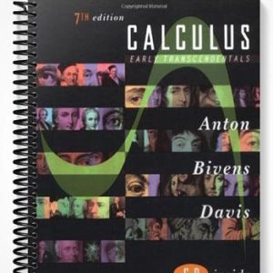 Solutions Manual for Calculus Early Transcendentals 7th Edition by Anton