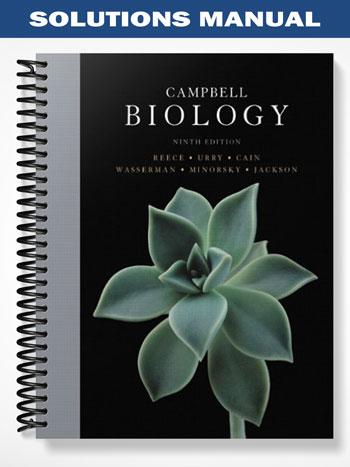 Solutions Manual for Campbell Biology with MasteringBiology 9th Edition by Reece