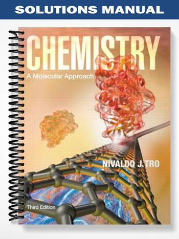 Solutions Manual for Chemistry A Molecular Approach 3rd Edition by Tro