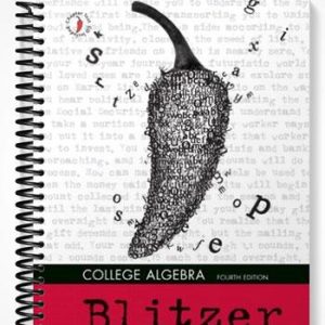Solutions Manual for College Algebra 4th Edition by Blitzer