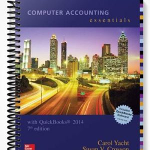 Solutions Manual for Computer Accounting Essentials with QuickBooks 2014 7th Edition by Yacht