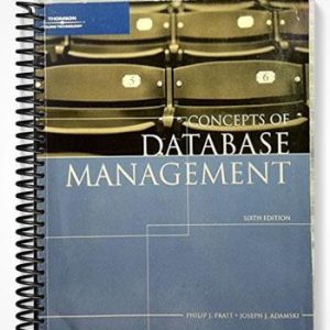 Solutions Manual for Concepts of Database Management 6th Edition by Pratt
