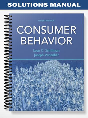 Solutions Manual for Consumer Behavior 11th Edition by Schiffman