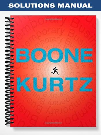 Solutions Manual for Contemporary Business 15th Edition by Boone