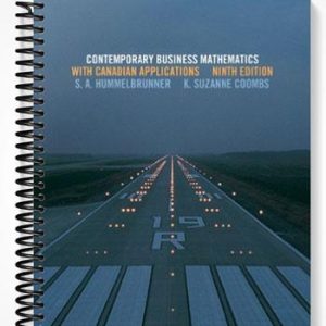 Solutions Manual for Contemporary Business Mathematics with Canadian Applications 9th Edition by Hummelbrunner