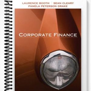 Solutions Manual for Corporate Finance 1st Edition by Booth