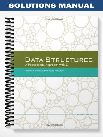 Solutions Manual for Data Structures A Pseudocode Approach with C 2nd Edition by Gilberg