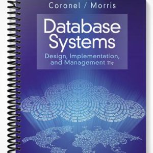Solutions Manual for Database Systems Design Implementation & Management 11th Edition by Coronel