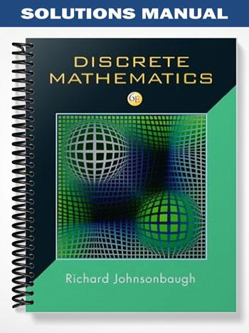 Solutions Manual for Discrete Mathematics 7th Edition by Richard Johnsonbaugh