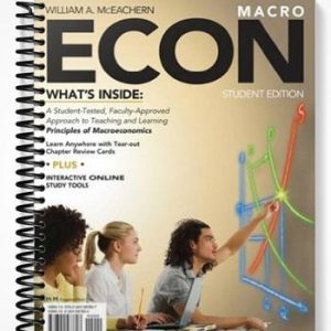 Solutions Manual for ECON Microeconomics 1st Edition by McEachern