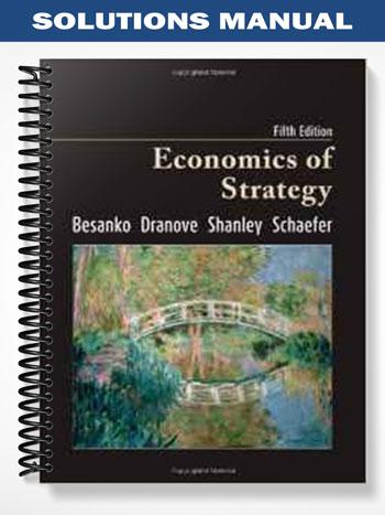 Solutions Manual for Economics of Strategy 5th Edition by Besanko