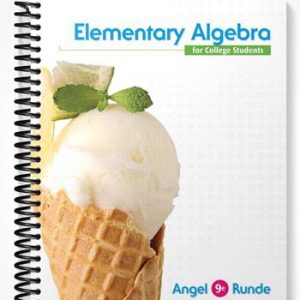 Solutions Manual for Elementary Algebra For College Students 9th Edition by Angel