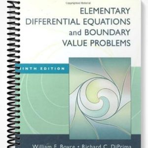 Solutions Manual for Elementary Differential Equations and Boundary Value Problems 9th Edition by Boyce
