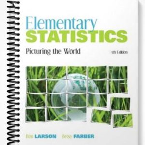 Solutions Manual for Elementary Statistics Picturing the World 5th Edition by Larson